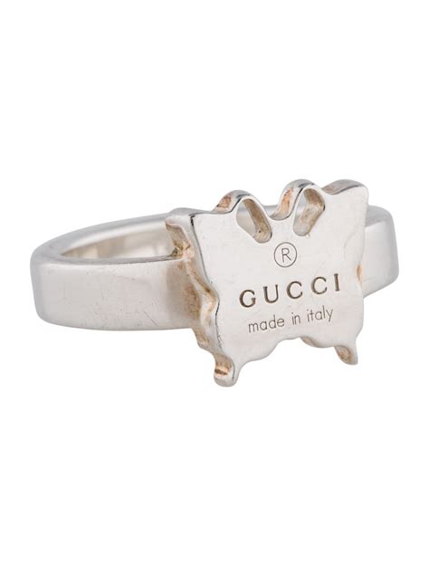 gucci butterly ring|gucci rings for men.